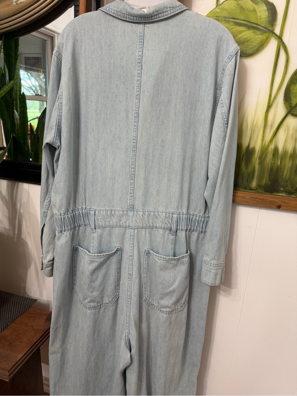 Universal Thread Light Wash Denim Jumpsuit Overalls - Picture 4 of 5